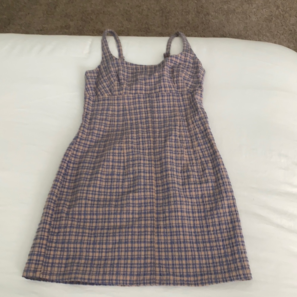 Urban outfitters pink and blue dress snatched